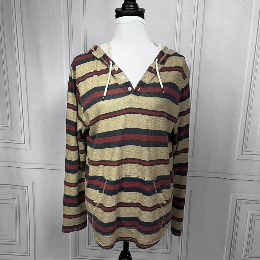 Oversize striped top